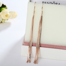 Long earrings women drop earrings ultra-long 2020 new fashion Korean ear line temperament thin face exaggerated tassel earrings