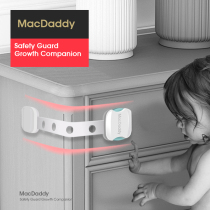 MacDaddy Child safety lock Baby anti-pinch hand cabinet door lock buckle Baby protection refrigerator lock Drawer lock