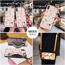 Huawei p30pro phone case p30 fresh personality mate20 crossbody wristband mate20pro creative women Shell