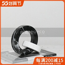 Modern Light Lavish Creative Soft Decorations Marble Cirque Buttoned Swing Piece Boilerplate Room Home Living Room Furnishing
