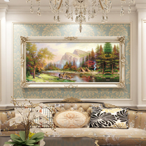 Jane European Living Room Decorative Painting American Restaurant Sofa Backwall Wall Wall Painting European Thomas Landscape Oil Painting