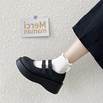 Retro 100 lap Mary Jane women shoes 2021 Spring and autumn season new Inn Wind day series jk thick bottom lolita small leather shoes
