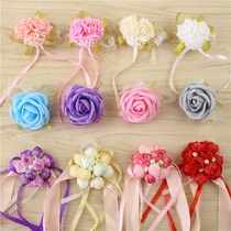 Wedding Supplies Korean hipster Beautiful Wedding Wedding Dance Brides Wrist Flower Brides Sisters Hand Flower Sisters