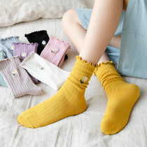  Old man socks womens socks pure cotton cotton socks loose socks old thin mom loose pregnant womens confinement socks spring and summer thin cotton