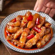 Gourmet Rabbit chicken feet fascinate ready-to-eat vacuum sparkless chicken claw gluten mesh red to eat small snacks with real snacks
