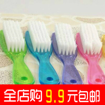 Ball washing shoes shoes brushes household cleaning multifunctional artifact washing clothes soft wool leather shoes white face Universal Small