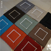 Pure Color Cushion Chair Cushion Dining Chair Mat Mediterranean Student mat Floating Window Cushion Tatami color Stool Cushion Car Mat