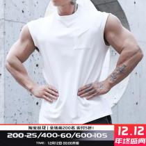GYMDOG homemade Tide brand waistcoat half sleeve fitness clothes men summer cotton sleeveless T-shirt sports training vest