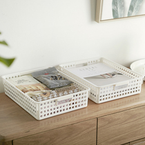 2 pieces of energy and kitchen A4 B5 plastic file basket file box finishing frame finishing basket storage basket desktop utility basket