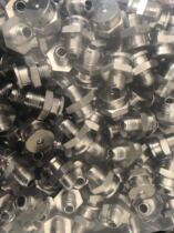  304 Flat head stainless steel butter nozzle 6 8 10 1 8 1 4 3 8 inch equal flat mouth button oil nozzle