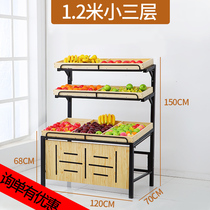 Stall disassembly and installation table can stand the door display cabinet fruit stall folding shelf fruit and vegetable shop