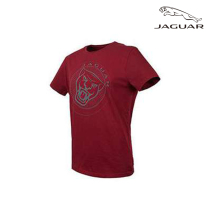 Jaguar mens leopard head pattern short sleeve t-shirt