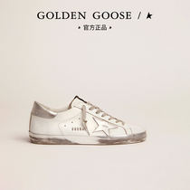 Golden Goose mens shoes Super-Star retro Dirty Dirty Shoes Small White Shoes Silver Tail Stars Casual Board Shoes