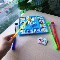 Fruit suction card parent-child interactive toys childrens board game puzzle game game concentration response training