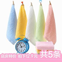 Soft girl bb washcloth children Baby Baby small square towel white towel cotton square cube girl