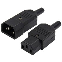 Plug plug AC socket plug-in joint power cord electric car interface three-hole charger for the bus