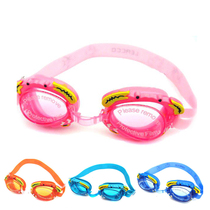 Korean cute cartoon swimming waterproof anti-fog childrens goggles Little kids baby swimming glasses crab goggles