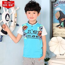 Love boy short sleeve collar childrens T-shirt summer new Korean top lapel boy polo shirt