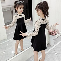 Girls spring and autumn suit foreign style two-piece set leisure fashion fashionable childrens girls clothing 2019 new middle and big children