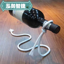 Magic rope creative wine rack fashion personality wine shelf rope chain Wine Bottle Rack