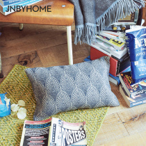 JNBYHOME Jiangnan commoner cushion cover wool jacquard pillow cover without core 30*46cm HGAF1A56