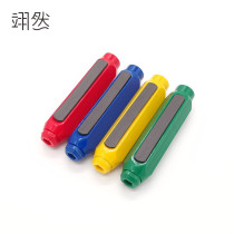 Magnetic chalk set water-soluble dust-free chalk universal writing without dirty hands color can absorb magnetic chalk clip holder