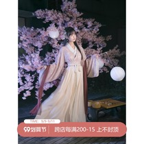 Chuan Dai: Magpie Bridge Xianling Original Design Lace Embroidery Wei Jin Style Hanfu Female Han Yuan Suit