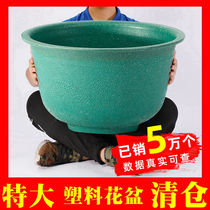 Thickening Dragon Vat Basin Plastic Large Flower Pot special planting tree planting bonsai fruit trees lotus flower pots iron tree courtyard home