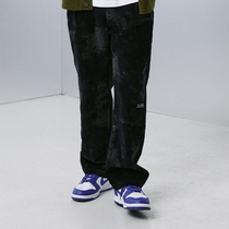 SAMESAME Dyeing & Thickening of Thickened Light Core Suede Casual Long Pants Straight Cylinder Loose minimalist for men and women Autumn Winter New