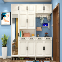 Simple modern entrance shoe cabinet door Hall Cabinet combination Nordic lockers entrance cabinet living room partition closet