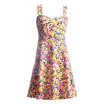 (Mid-Year) VJC Verges women's summer short dress elegant suspender floral dress women