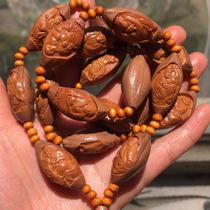 Wen playing with olive nuclear neck hanging original leather  Rohan long list of whole body 8 Rohan necklace olives nuclear engraving men s