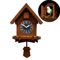 German Black Forest Cuckoo music Cuckoo wall clock Creative fashion living room clock timekeeping Silent bird hanging watch