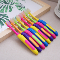 6 childrens fine and soft bristle toothbrushes gingival protection Suitable for 3-8 years old babies Small brush head non-slip baby elephant brush handle independent installation