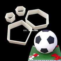 Football plastic fondant cutter cake mold cake decorating