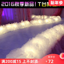 New wedding stage yarn stage yarn creative wedding stage layout props T stage dream yarn wedding props