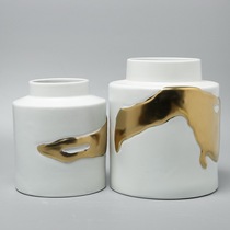 Postmodern Nordic American Ceramics Storage Tank Pendulum new Chinese model room Uan Guan TV Cabinet Soft Adornment