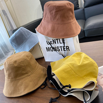 Just need a single product Korean single ~ fashionable and face small spring summer BI with sunscreen cap wide brim shade fishermans hat
