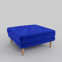 Nordic simple shoe stool Klein blue pedal bedroom bed tail stool cloakroom porch entrance shop velvet Birch