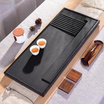 Natural Wujin Stone Tea Plate Chinese Stone Drainage Large and Small Tea House Light Luxury Simple Tea House Tea House Tea House