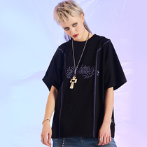 SoulSense short sleeve T-shirt baseball shirt cyberpunk series Hip Hop couple ins Net red national tide fashion