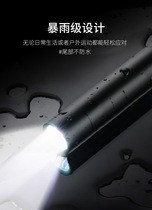 Outdoor with intense light flashlights Mini USB torch ultra bright far-shot multifunction Hand in hand flashlight God fiver