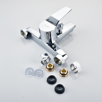 Concealed shower faucet hexagonal nut Inverted screw shower triple mixed water valve joint Anti-tooth repair nut accessories