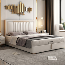 The Vatican mei deng Italian minimalist skin near the modern light luxury ins soft near 1 8 meters master bedroom double headboard