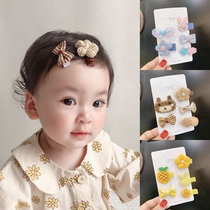 Baby safety does not hurt hair hairclip Korean version of Baby cute super cute hair jewelry headgear children hair less hairpin clip