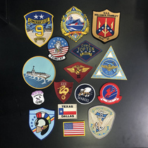 American Top Gun Leather Armband Full Flight Jacket Armband Tactical Chest Embroidery Embroidery Badge