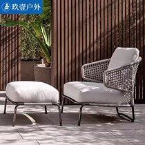 Outdoor Sofa Rattan Furniture Courtyard Garden Outdoor Balcony Casual Waterproof Sunscreen Nordic Outdoor Sofa Combination