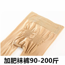 Spring and autumn thickened stockings base socks Fat sister plus file fat plus size rich sister wire pantyhose high waist women