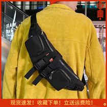 Harajuku chest bag mens bag 2022 new fashion cool cross-body bag multi-pocket hip hop street sports belt bag cargo bag women