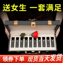 Lipstick set full set of combination big-name box birthday gift set for female companion hand gift box